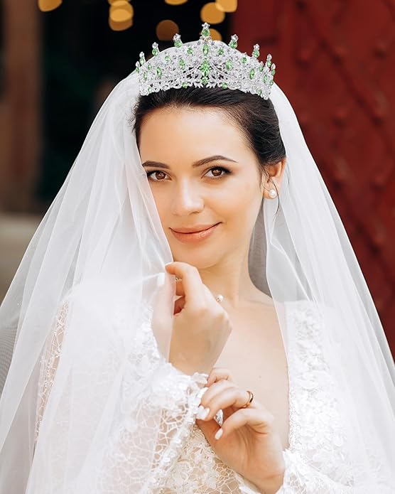 Crowns for Women - Tiaras for Women Crystal Queen Crown for Birthday Costume Party Celebration