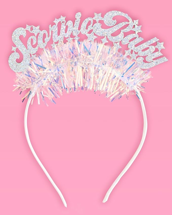 xo, Fetti Scorpio Baby Headband - Fits Adult + Child | Zodiac Hair Accessory, Horoscope Favor, Astrology Birthday Party Decorations