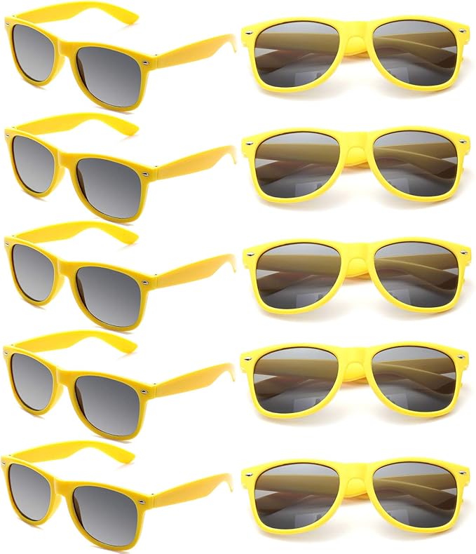Eyegla Sunglasses Bulk Adults Party Sunglasses 80s Glasses Shades for Party Favors 8/10/20/30Pack