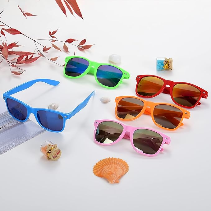 Eyegla Sunglasses Bulk Adults Party Sunglasses 80s Glasses Shades for Party Favors 8/10/20/30Pack
