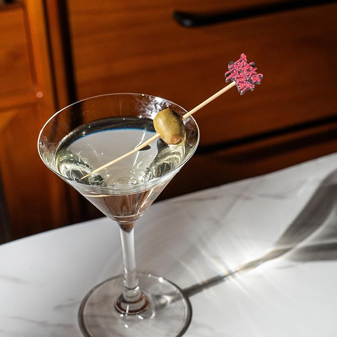 PuTwo Halloween Cocktail Picks 4.7 Inch 100pcs Bamboo Fancy Skewers Toothpicks for Appetizers Food Drink Fruit Sandwich BBQ Halloween Cocktail Party Charcuterie Boards Accessories Party Supplies