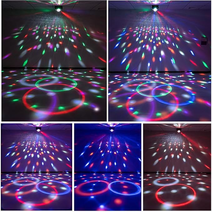 Disco Ball Party Lights, Disco Ball Decor Disco Light Sound Activated with Remote Control Dj Lights for Outdoors and Indoors Home Club Karaoke Christmas Halloween Birthday Wedding Decorations.