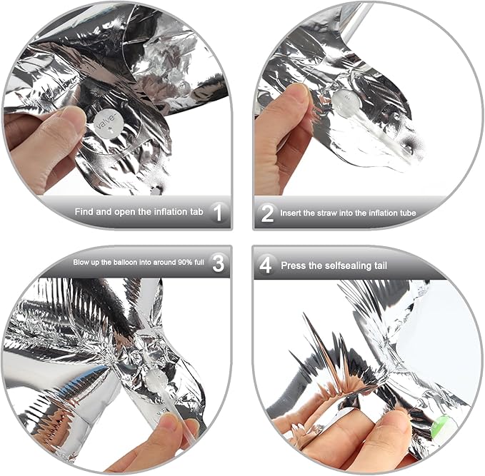 Silver Number 11 Balloon 40 inch, Number 11 Birthday Balloon for Boy Girl, Silver Foil Balloon for 11 Birthday Party, Anniversary Celebration Number Balloons Decorations