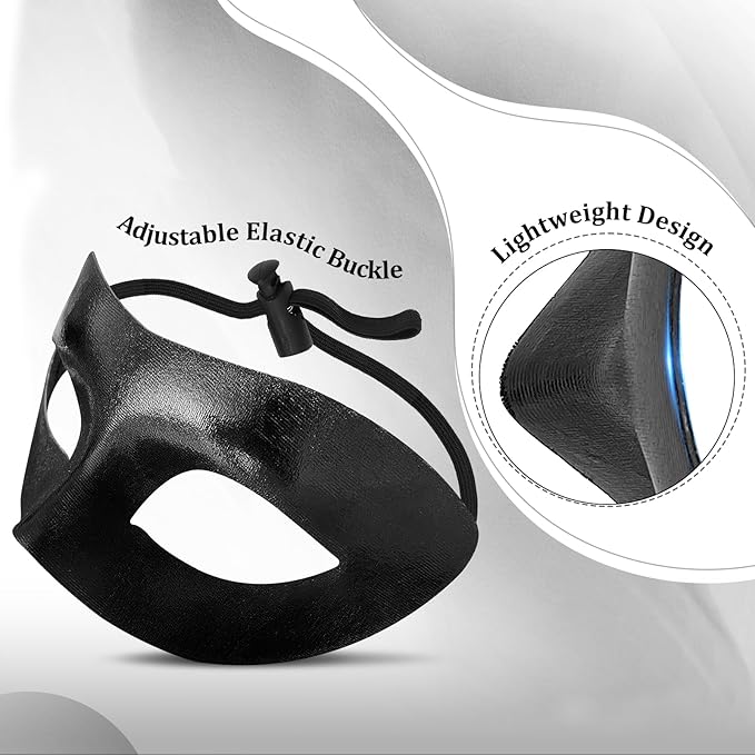 Exlinonline Lace Masquerade Mask Elastic,Fit for Adult,Soft Gentle Material,Specially For Costume,Thememed Party