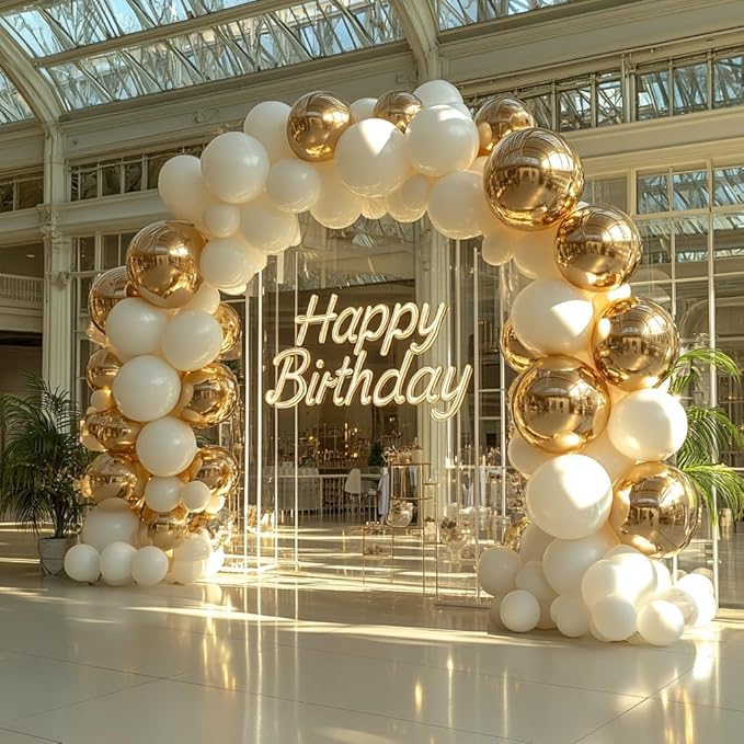 Bezente Pro Duralatex White Balloons - 3.2g Premium 100 Pack 12 inch White Balloons for Long-Lasting Professional Party Decorations, Large Wedding Birthday Graduation Bridal Shower
