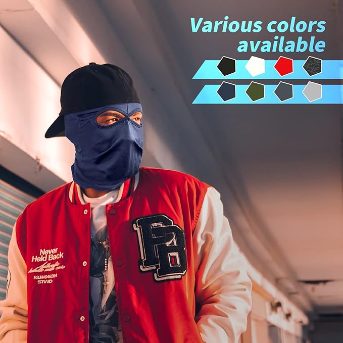 YESLIFE Ski Mask, Balaclava Face Mask for Boys and Girls – Cosplay Costume Accessory for Halloween Party