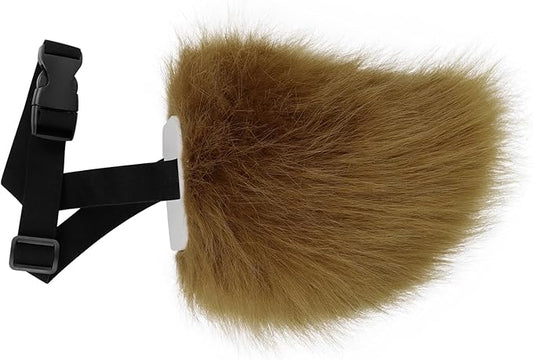 Adolala Plush Faux Fur Bunny Tail Cosplay Rabbit for Halloween Christmas Easter Costume Accessories