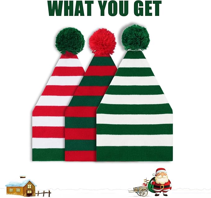 Christmas Light Up Beanie Funny Warm Winter Hats, for Adults Women Men Teens