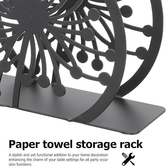 Creative Tabletop Napkin Rack Tissue Paper Stand Iron Animal Pattern Organizer for Kitchen Hotel Bathroom Countertop Space-saving Decor