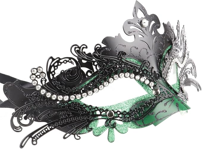Coddsmz Couple Masquerade Mask Set - Venetian & Mardi Gras Mask for Women & Men