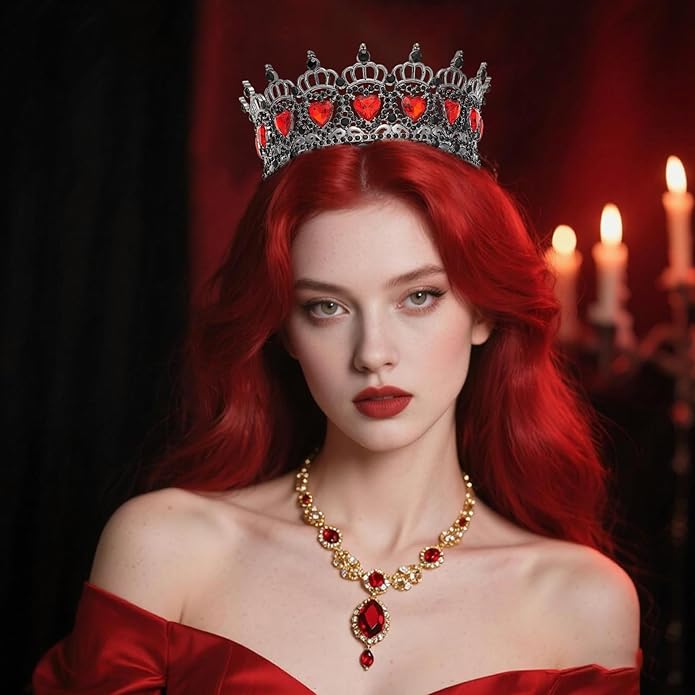Queen Crown Rhinestone Wedding Crowns and Tiaras for Women Costume Party Hair Accessories Princess Birthday Crown Crystal Bridal Crown
