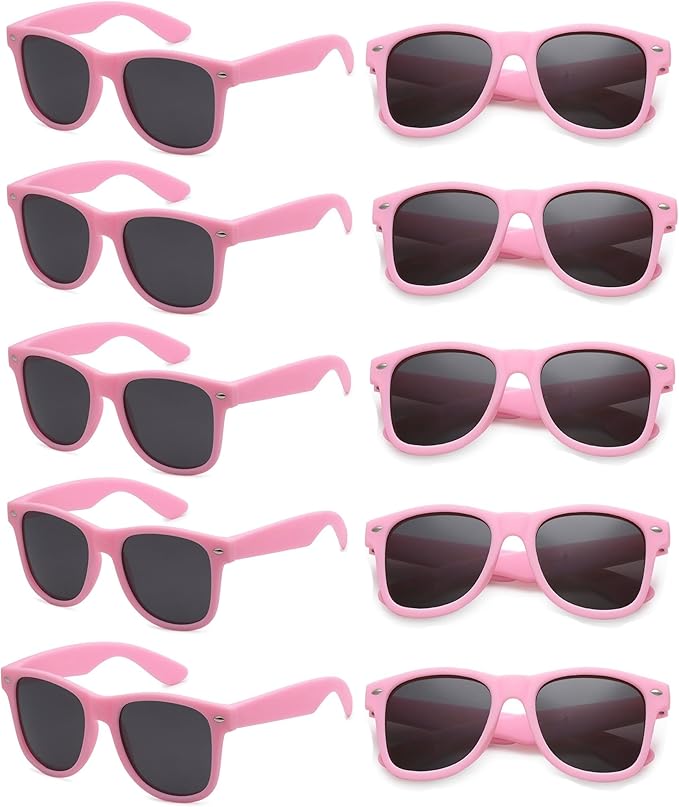 Eyegla Sunglasses Bulk Adults Party Sunglasses 80s Glasses Shades for Party Favors 8/10/20/30Pack