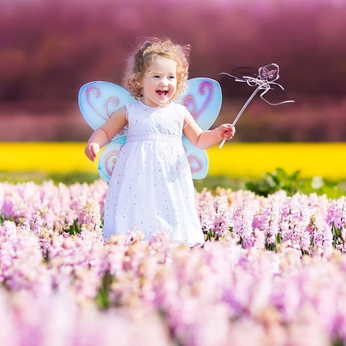 VELSCRUN Birthday Tiara & Crown Set - Princess Sash, Happy Birthday Girl Tiara, Party Decorations & Gifts