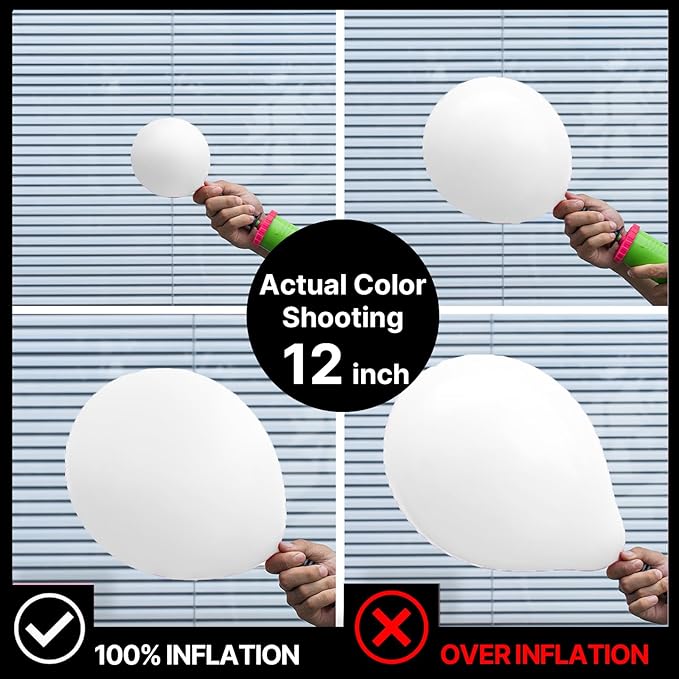 PartyWoo White Balloons 85 pcs Different Sizes Pack of 18 12 10 5 Inch Matte White Latex Balloon Arch Kit Garland for Wedding Bridal Graduation Baby Shower Birthday Party Decorations White-Y13