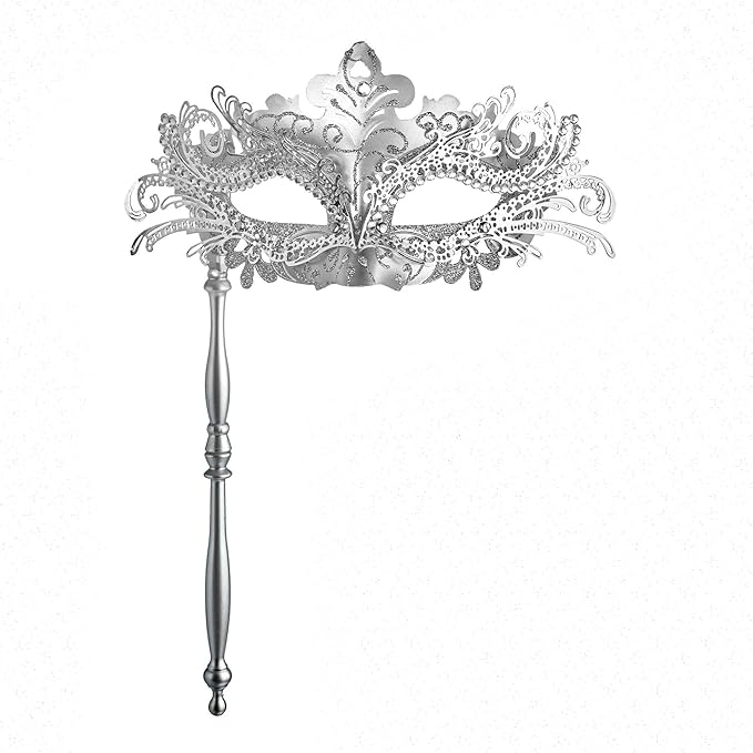 YU FENG Venetian Masquerade Mask for Women Couples Besties-Prom,Balls,Mardi Gras,Halloween and Parties Costume Mask