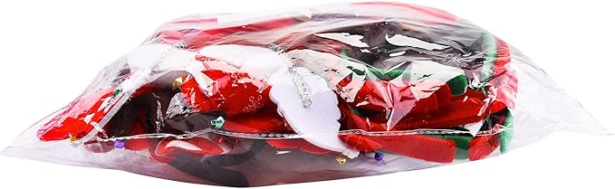 BQTQ 15 Pieces Christmas Headbands Party Hats Headbands for Christmas Holiday Favour