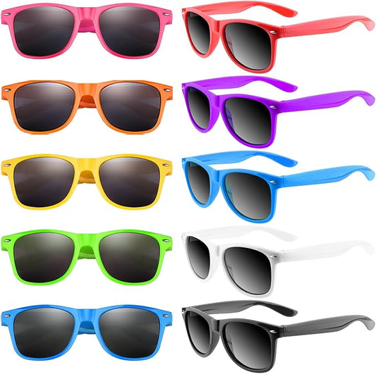 20 Pack Neon Sunglasses Party Favors for Birthday Party Summer Beach Pool Party Supplies