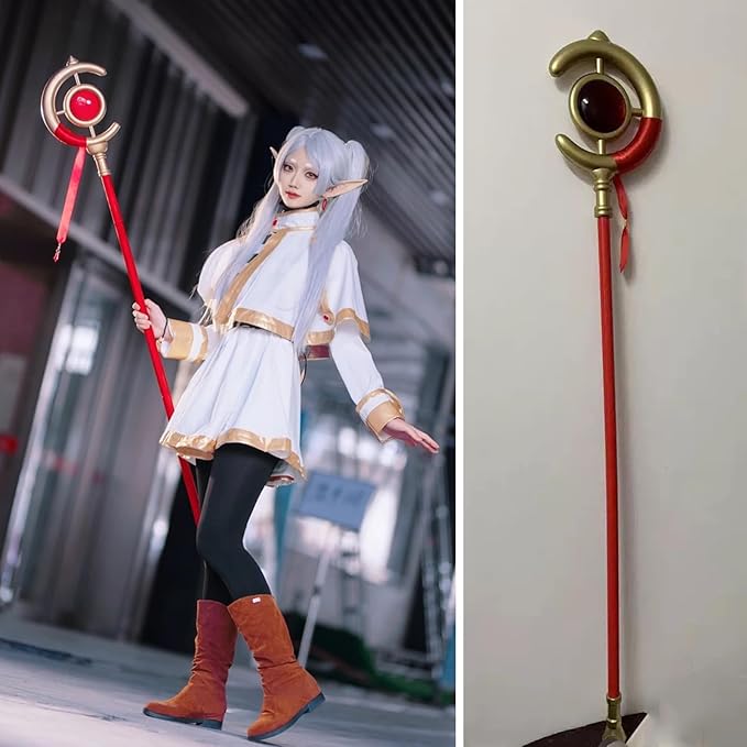 Frieren Cosplay Wands Anime Frieren/Fern Cosplay Staff Frieren/Fern Costume Accessories for Halloween Cosplay Props Collections and Gifts