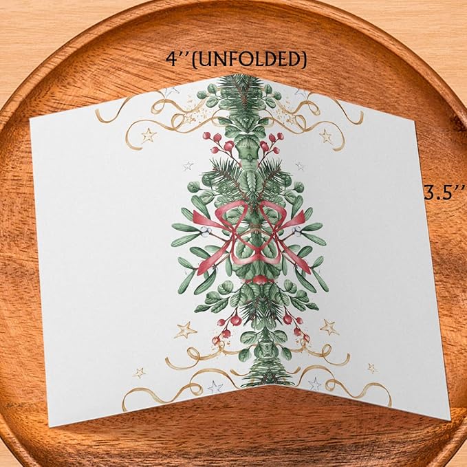 FZ-a100 Christmas Food Tent Labels (25 pack) - Table Place Cards for Banquet, Buffet Food Label, Christmas Party
