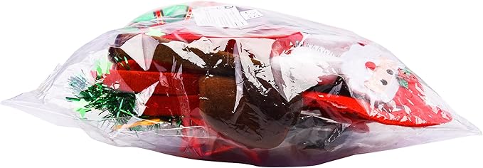 BQTQ 15 Pieces Christmas Headbands Party Hats Headbands for Christmas Holiday Favour