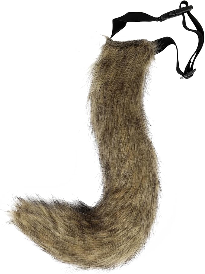 Faux Fur Fox Costume Tail Cosplay Halloween Christmas Party Costume One Size