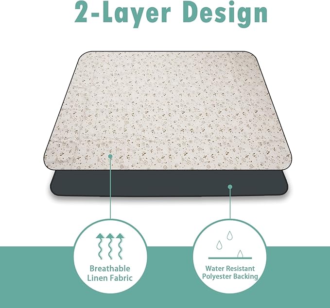 Large Picnic Blanket, Beach Mat Sand Free Washable, Waterproof Camping Emergency Blankets, Picnic Baskets Accessories with Waterproof Backing and Shoulder Strap - WhiteKapok