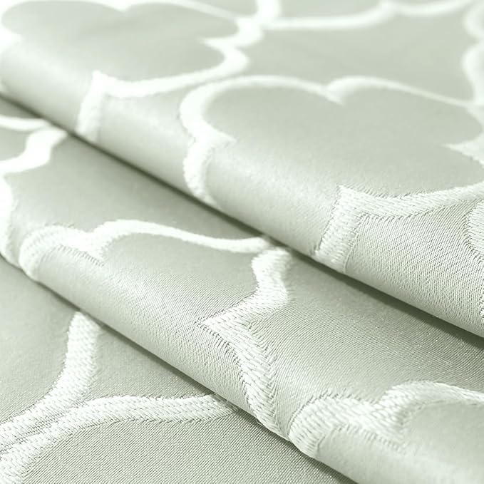 SASTYBALE Spring Jacquard Napkin Flower Pattern Polyester Spill Proof Wrinkle Resistant Durable Napkins for Kitchen Dining Tabletop (Sage Green, 20"x 20" Square Napkin)