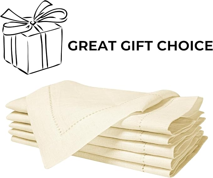 Homidate Cloth Dinner Napkins – Machine Washable Reusable Fabric Napkins for Weddings, Parties & Table Decorations