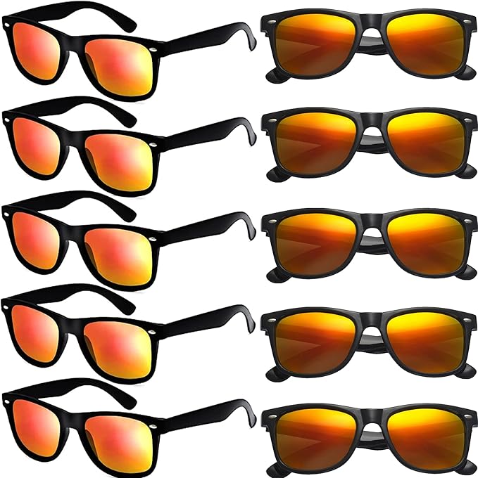 Eyegla Sunglasses Bulk Adults Party Sunglasses 80s Glasses Shades for Party Favors 8/10/20/30Pack