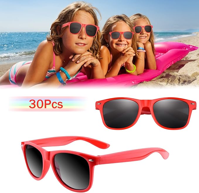 FEPITO Party Sunglasses Kids Sunglasses Bulk for Birthday Party supplies