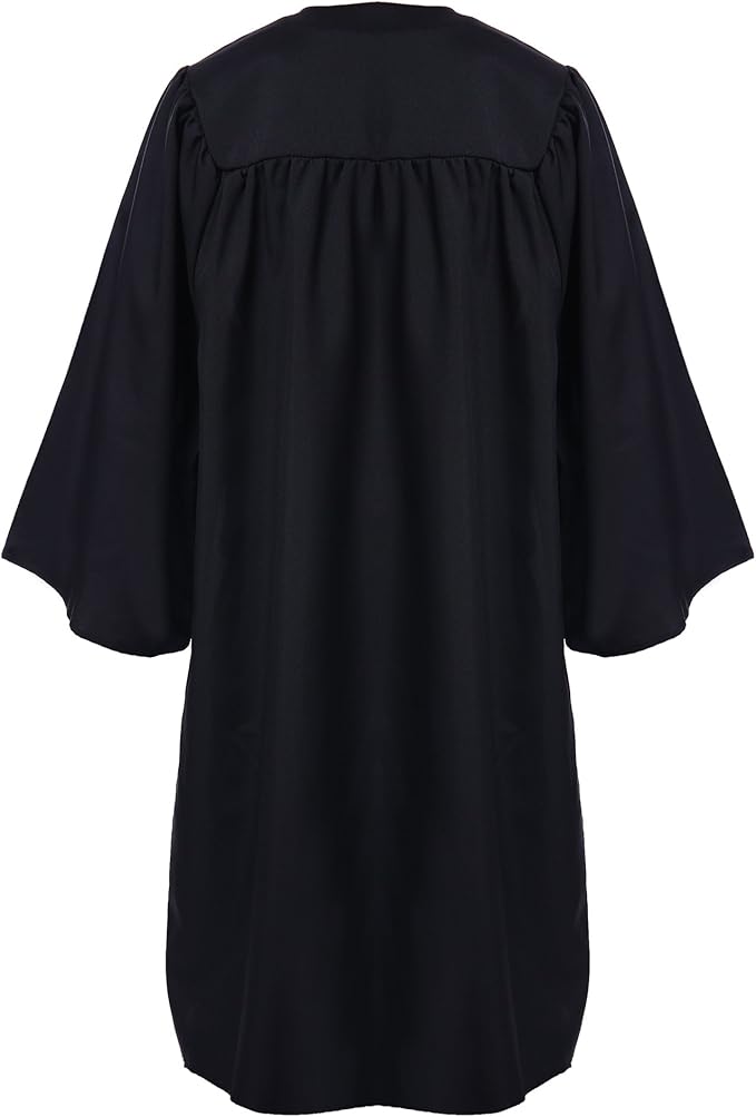 Unisex Adult Matte Graduation Cap and Gown Tassel Set