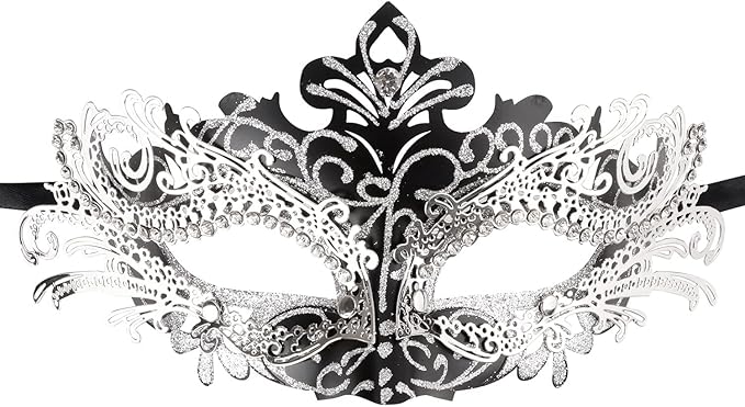 Coddsmz Couple Masquerade Mask Set - Venetian & Mardi Gras Mask for Women & Men