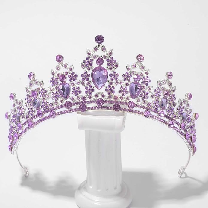 tiaras and crowns for women queen crowns for Women and Girls Crystal Princess Tiaras Rhinestone Tiaras For Wedding Bridal Birthday Prom Pageant Party