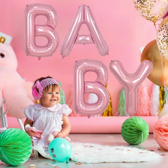 Pink Letter J Balloons,40 Inch Balloons Letter J Mylar Helium Large Pink J Balloon for Birthday Party Anniversary Decorations