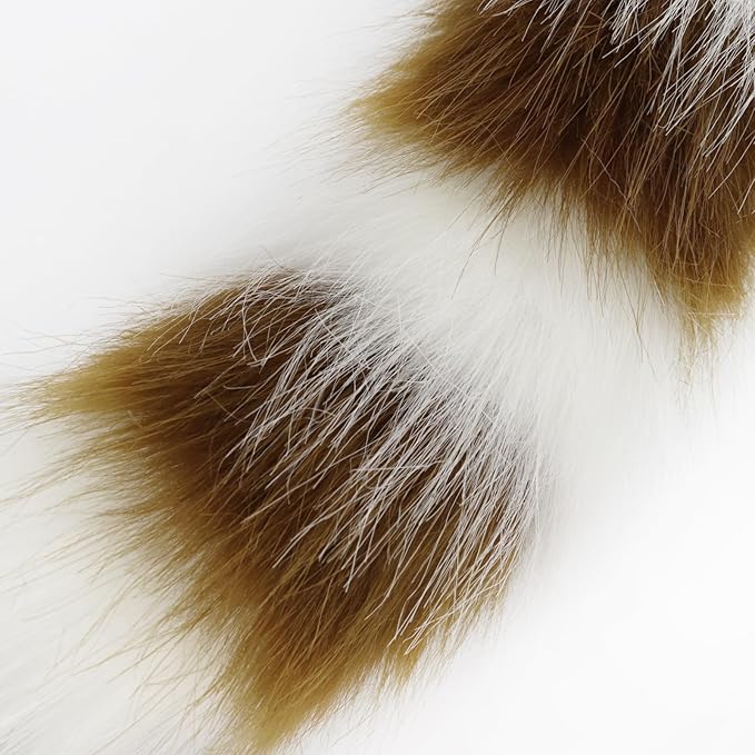 Animal Cat Wolf Fox Dog Faux Fur Tail for Halloween Party Cosplay Costume Accessories