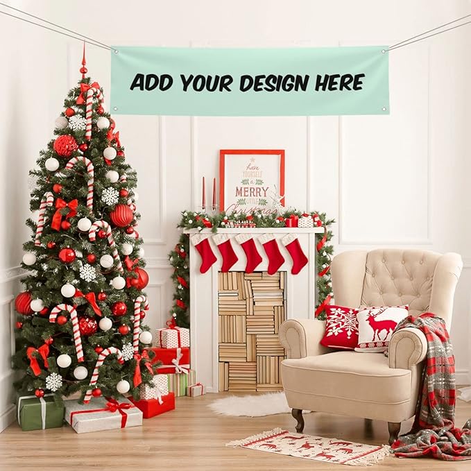 Custom Banners And Signs Customize With Photo Logo Text Personalized Banner For Parties Business Birthday Graduation Indoor Outdoor 12 X 47 Inch