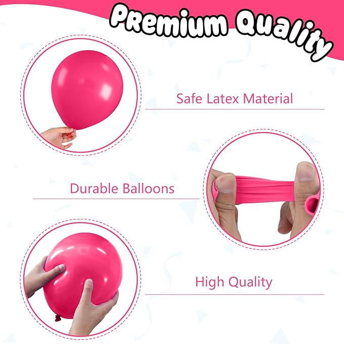 Cowgirl Balloons,12 Inch Cow Print Hot Pink Light Pink and Silver Balloons with Confetti Balloon for Farm Cowgirl Bridal Shower Bachelorette Birthday Party Decorations