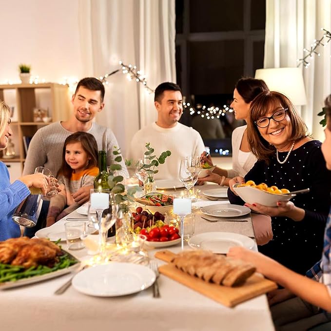 White Votive Candles, 9 Packs Small Unscented 1.5 Inch Diameter Wax Candles for Christmas Valentine's Day Wedding, Party, Table, Holiday & Home Decoration - 8 Hours Burn Time (1.5" W x 1.25" H)