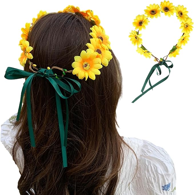 Realistic Headband Headpiece Tiaras Flower Hairband Women Wedding Party Accessories