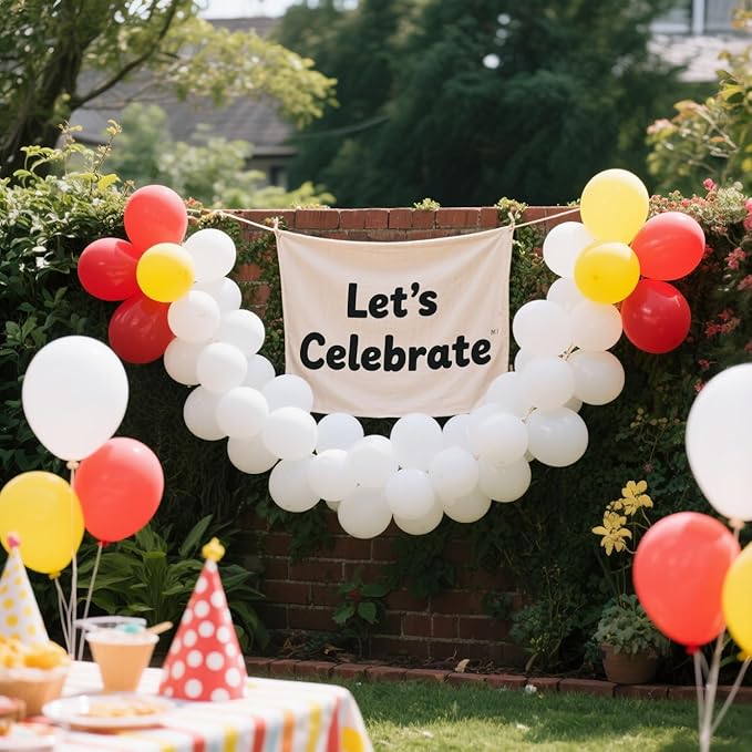 White Balloons 100 Pack, 12 Inch Matte White Latex Helium Garland for Weddings Birthdays Baby Showers Graduations Elegant Arch Party Decorations