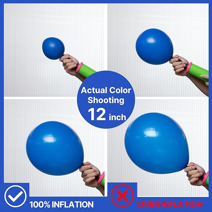 PartyWoo Royal Blue Balloons 50pcs of 12 Inch Dark Blue Latex Balloons for Wedding Baby Shower Gender Reveal Anniversary Graduation Under The Sea Men Birthday Bachelorette Party Decorations Blue-Y5