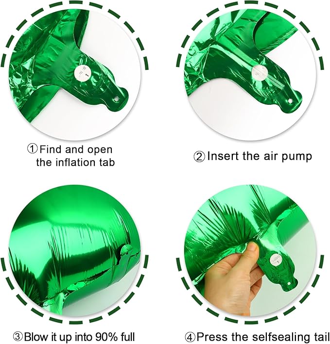 40 Inch Big Green Number 22 Balloon Birthday Decoration, Number 22 Helium Balloon Celebration, Boy Girl Baby Anniversary Party Graduations Supplies Decorations