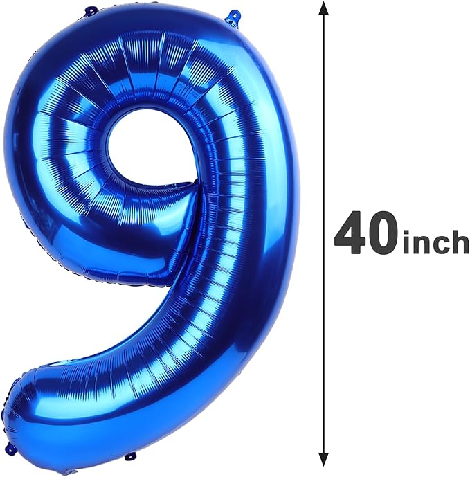 Navy Blue Jumbo Number 29 Balloon 40 Inch, Boy Girl 29 Birthday Supplies, Foil Helium 29 Birthday Giant Balloon, Mylar Blue Number Balloons Anniversary Decorations