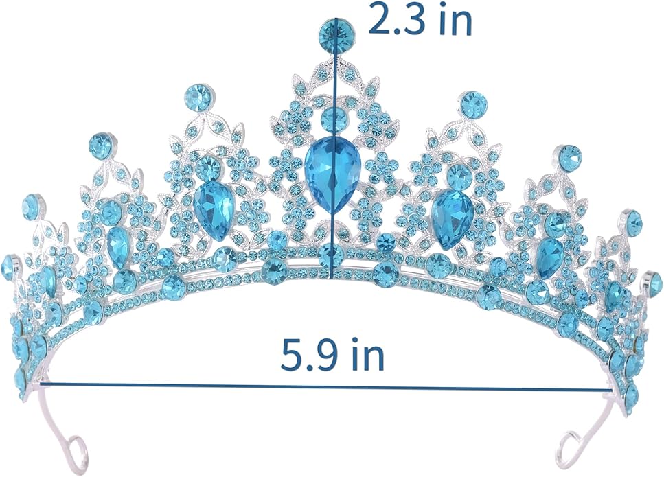 tiaras and crowns for women queen crowns for Women and Girls Crystal Princess Tiaras Rhinestone Tiaras For Wedding Bridal Birthday Prom Pageant Party