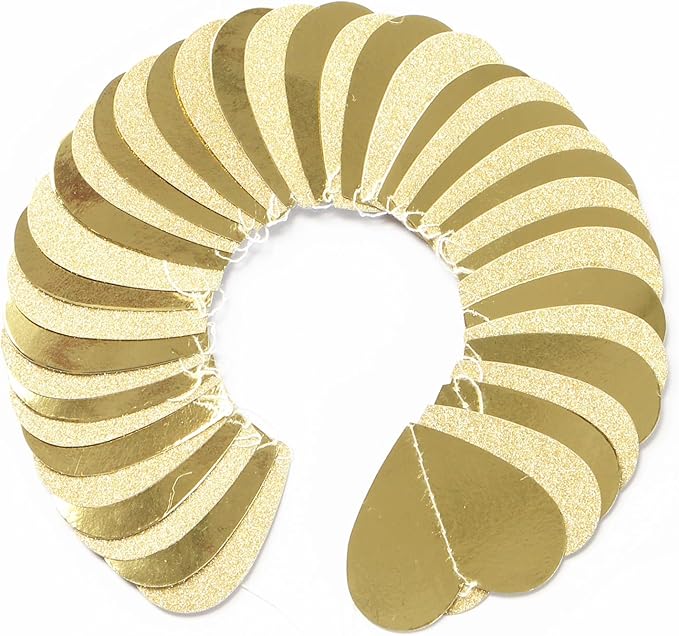 Glitter Champagne-Gold Engagement Party-Decorations Heart-Garland - 52ft Hanging Streamers Banner,Anniversary Wedding Bachelorette Bridal Shower Birthday Christmas housewarming Backdrop Decor Burgleda