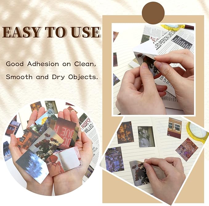 600 Pieces Washi Sticker Set, 12 Set Scrapbooking Diary Planner Album Diary Notebook, Scrapbooking Sticker Journaling Supplies for DIY Arts and Crafts Card Making Laptop Decoration