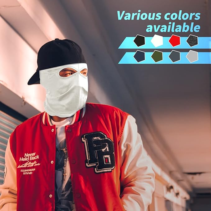 YESLIFE Ski Mask, Balaclava Face Mask for Boys and Girls – Cosplay Costume Accessory for Halloween Party