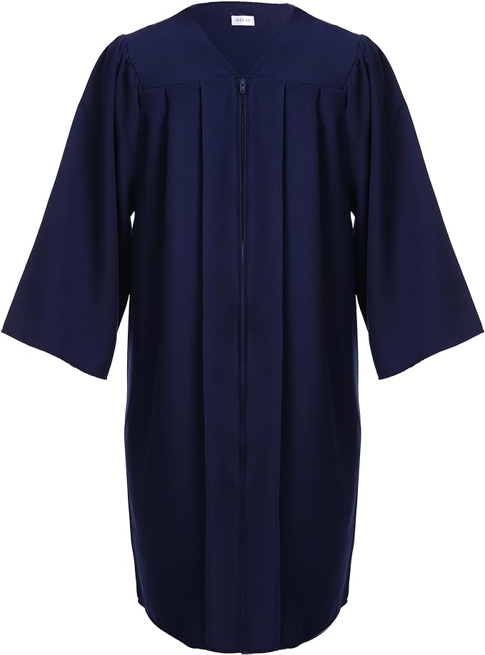 Unisex Adult Matte Graduation Cap and Gown Tassel Set