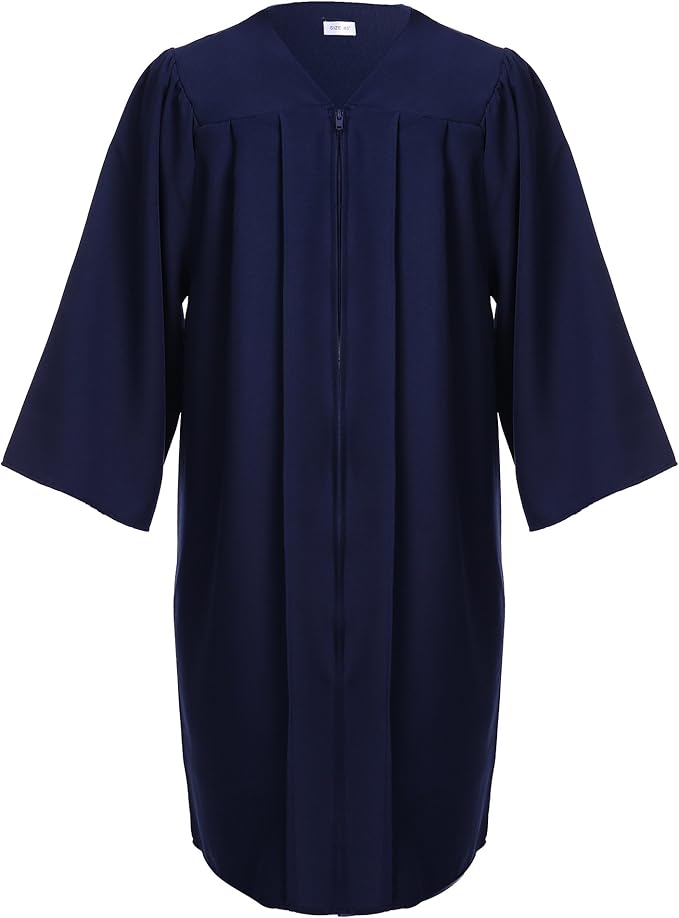 Unisex Adult Matte Graduation Cap and Gown Tassel Set