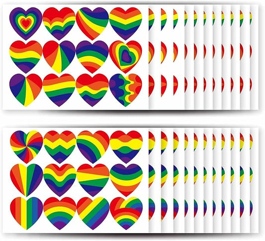 288 PCS Pride Stickers, LGBTQ Stickers, Rainbow Sticker Gay Bi Trans Lesbian Pride Stuff, LGBT Rainbow Mixed Sticker, LGBT Gift